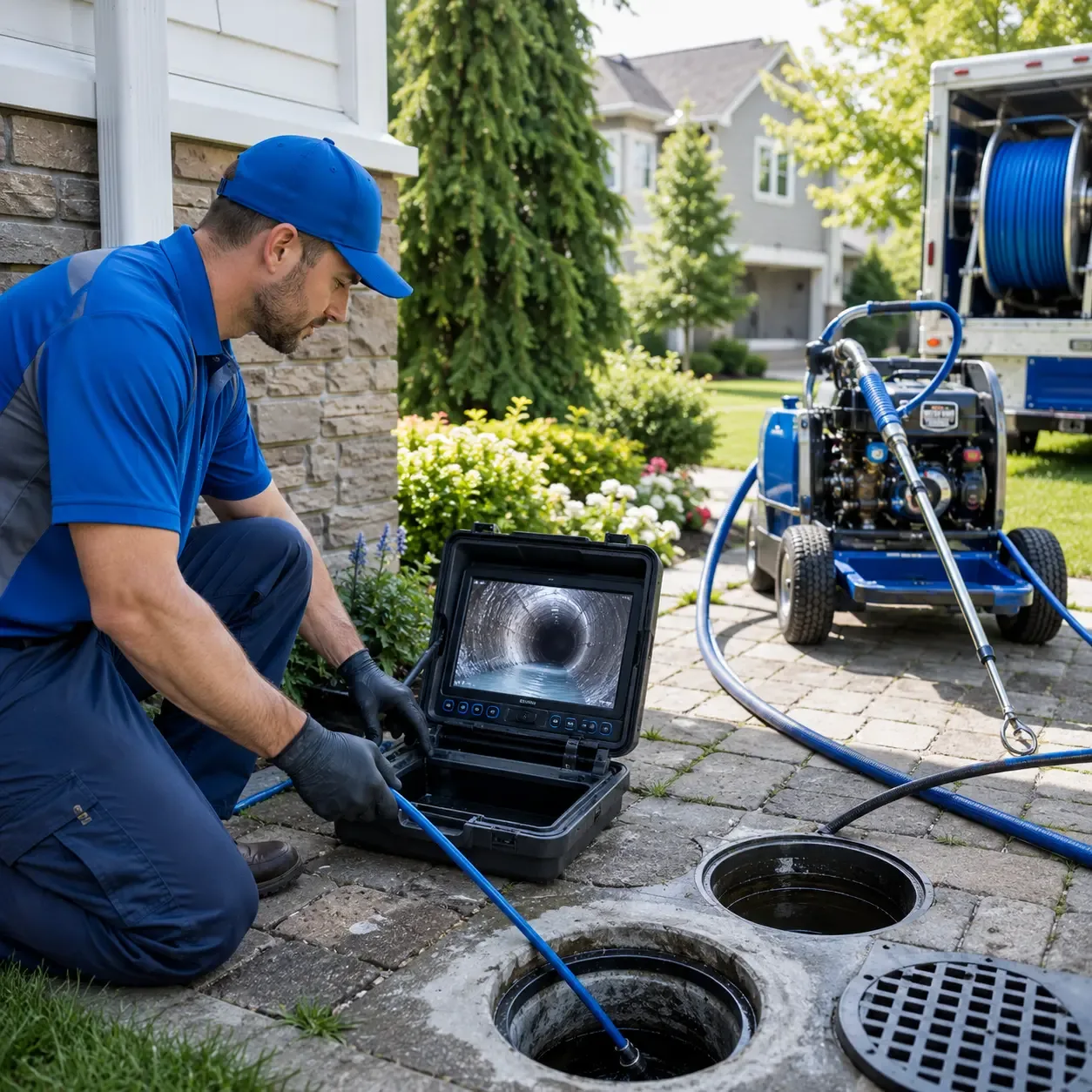 Outdoor drain cleaning professionals serving Gnadenhutten, OH