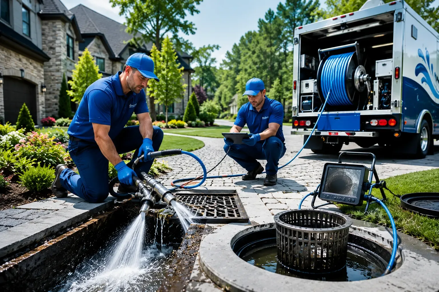 Local outdoor drain cleaning professionals in Gnadenhutten, OH